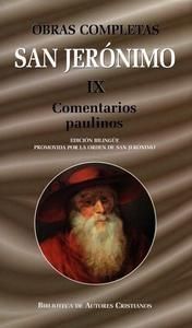 Obras completas de San Jerónimo. IX: Comentarios paulinos, de San Jerónimo | portada del libro