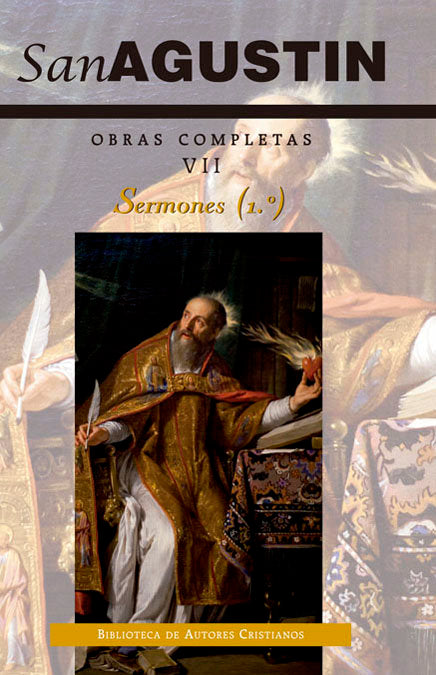 Obras completas de San Agustín. VII: Sermones (1.º): 1-50: Sobre el Antiguo Testamento, de San Agustín | portada del libro