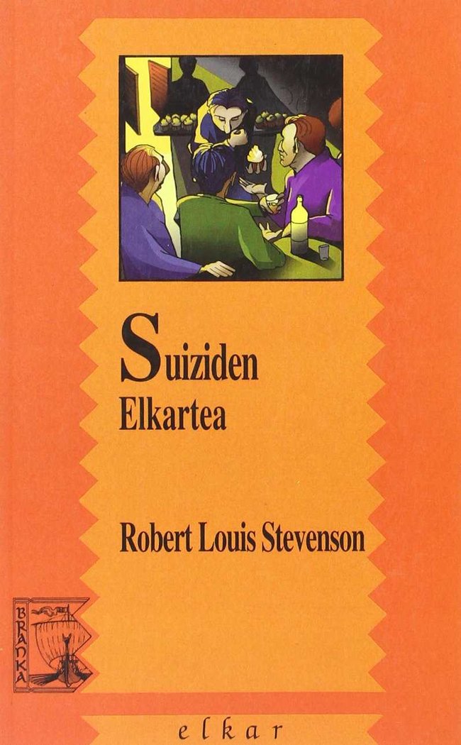 Suiziden elkartea, de Stevenson | portada del libro