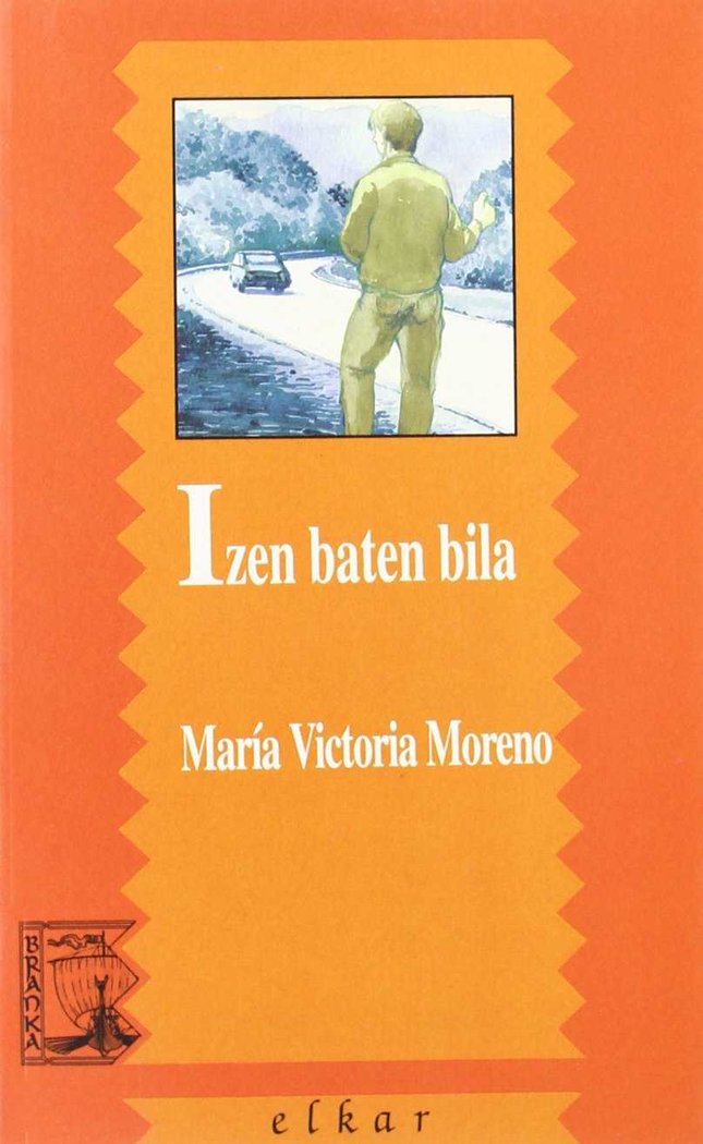 Izen baten bila, de Moreno | portada del libro