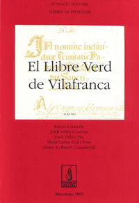 El Llibre Verd de Vilafranca, de Vidal, J. | portada del libro