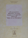 El mostassaf de Barcelona i les seves funcions en el segle XVI. Edició del "Llibre de les Ordination, de Baget i Royo, Montse
