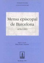 Mensa episcopal de Barcelona (878-1299), de Pardo i Sabartés, Maria | portada del libro