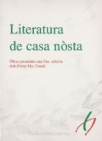 LITERATURA DE CASA NOSTA, de VARIOS AUTORES | portada del libro