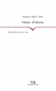 Hores d'olivera, de Pané i Sans | portada del libro