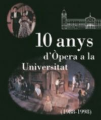 10 anys d'Òpera a la Universitat (1988-1998), de Alier, Roger | portada del libro