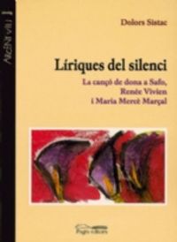 Líriques del silenci, de Sistac, Dolors | portada del libro