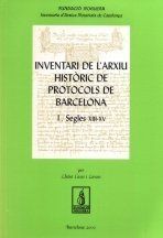Inventari de l'arxiu històric de protocols de Barcelona, de Cases i Loscos, Lluïsa | portada del libro
