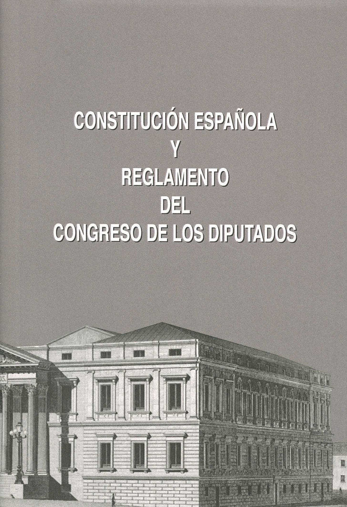Constitución Española y Reglamento del Congreso de los Diputados | portada del libro