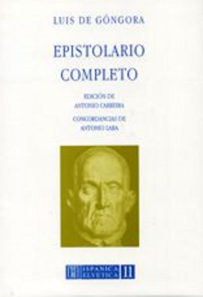 EPISTOLARIO COMPLETO, de Carreira Vérez, Antonio | portada del libro