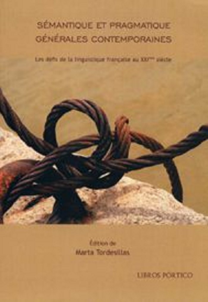 SÉMANTIQUE ET PRAGMATIQUE GÉNÉRALES CONTEMPORAINES. | portada del libro