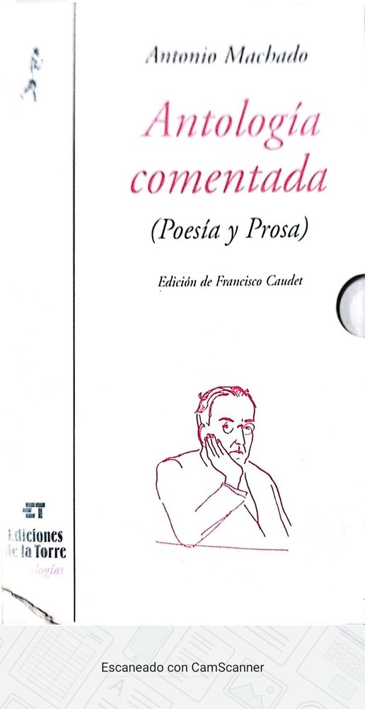 ANTOLOGIA COMENTADA, de MACHADO, ANTONIO | portada del libro
