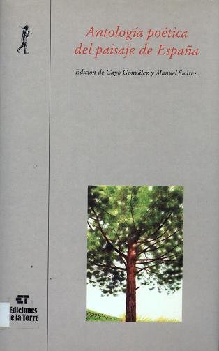 Antología poética del paisaje de España, de González, Cayo | portada del libro