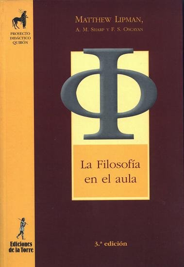 La filosofía en el aula, de Lipman, M. | portada del libro