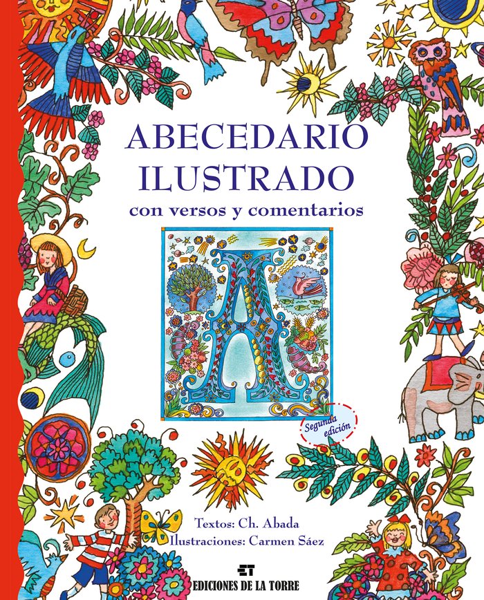 Abecedario ilustrado con versos y comentarios, de CH. ABADA | portada del libro