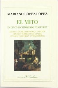 El mito en cinco escritores de posguerra, de López López | portada del libro