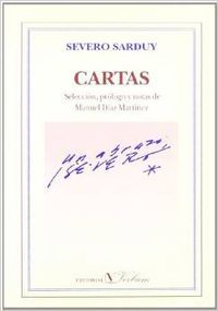 Cartas de Severo Sarduy, de Sarduy | portada del libro