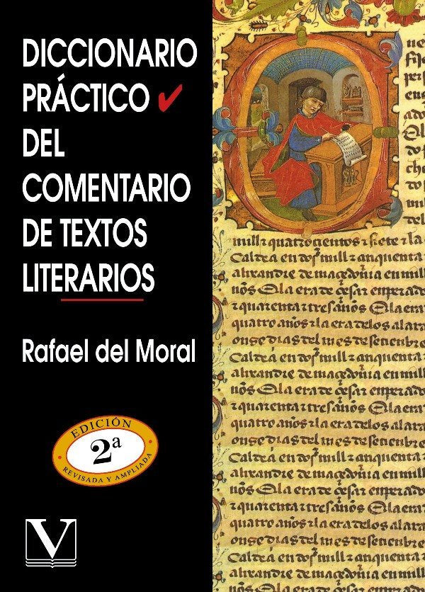 Diccionario práctico del comentario de textos literarios, de Moral, Rafael del | portada del libro