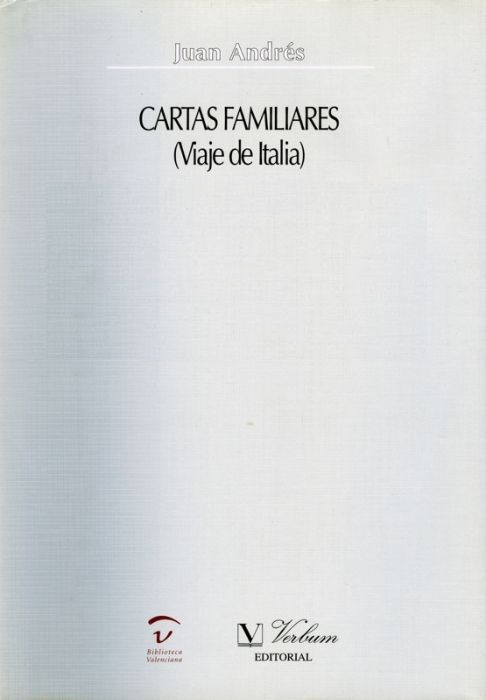 Cartas familiares, de Andrés, Juan | portada del libro