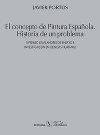 El concepto de pintura Española, de Portús, Javier | portada del libro