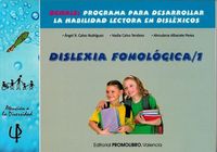 Dislexia Fonológica 1, de Calvo Rodríguez | portada del libro