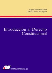 Introducción al derecho constitucional, de Cavero Lataillade, Öñigo | portada del libro