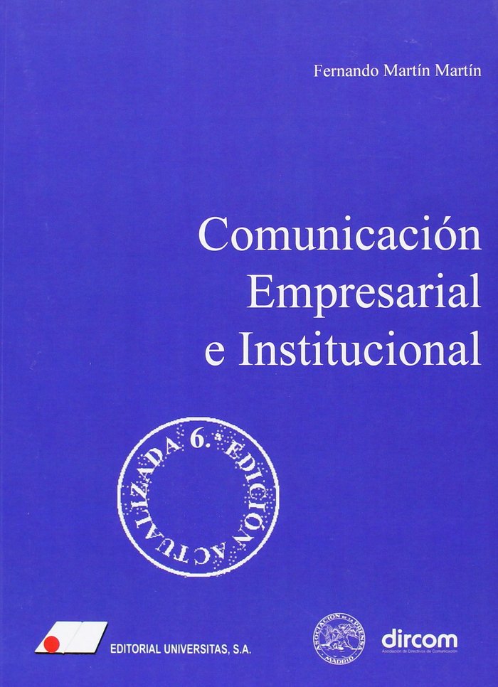 Comunicación empresarial e institucional, de Mart¡n Mart¡n, Fernando | portada del libro