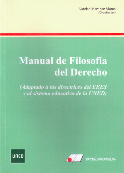 Manual de filosof¡a del derecho : adaptado de las directrices del EEES y al sistema educativo de la, de Mart¡nez Morán | port