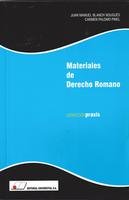 Materiales de derecho romano, de Blanch Nougués, Juan Manuel | portada del libro