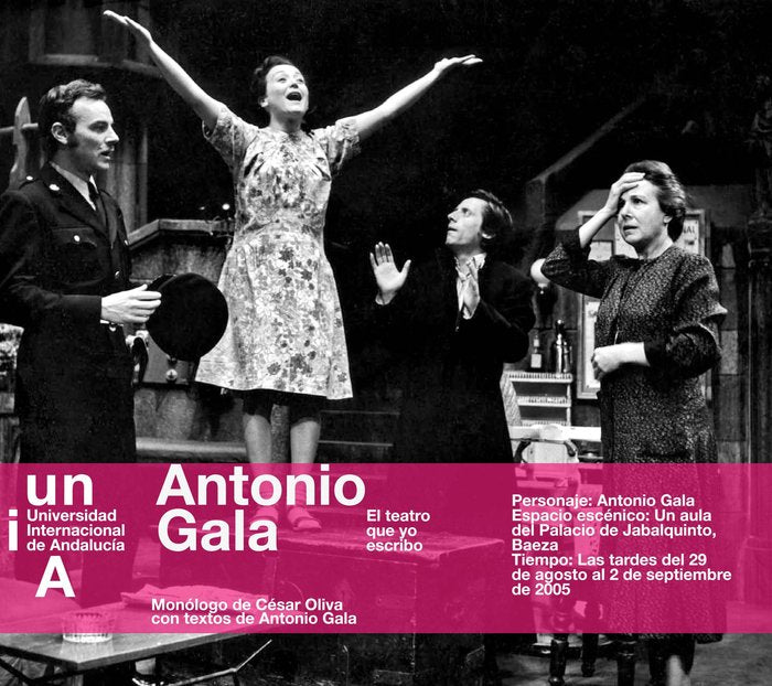 Antonio Gala. El teatro que yo escribo, de Oliva Olivares | portada del libro