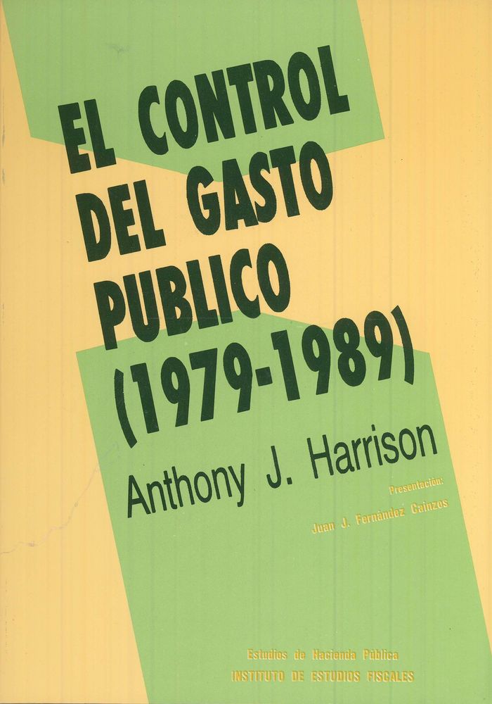 El control del gasto público (1979-1989), de Harrison, Anthony J. | portada del libro