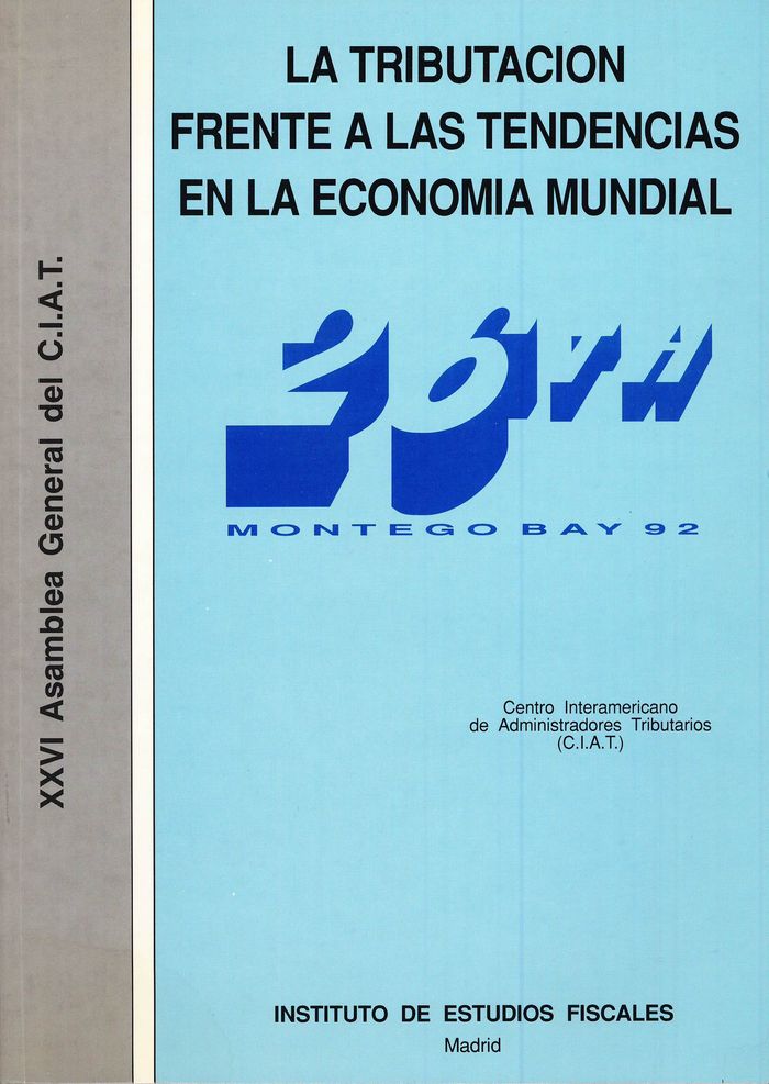 La tributación frente a las tendencias en la economía mundial | portada del libro