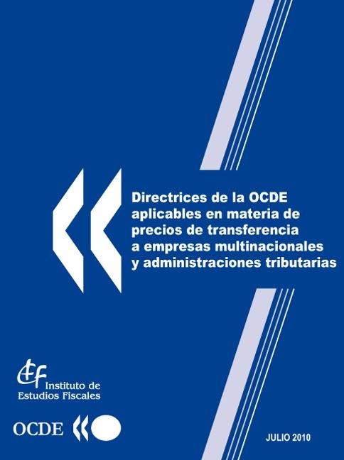 Directrices de la OCDE aplicables en materia de precios de transferencia a empresas multinacionales | portada del libro