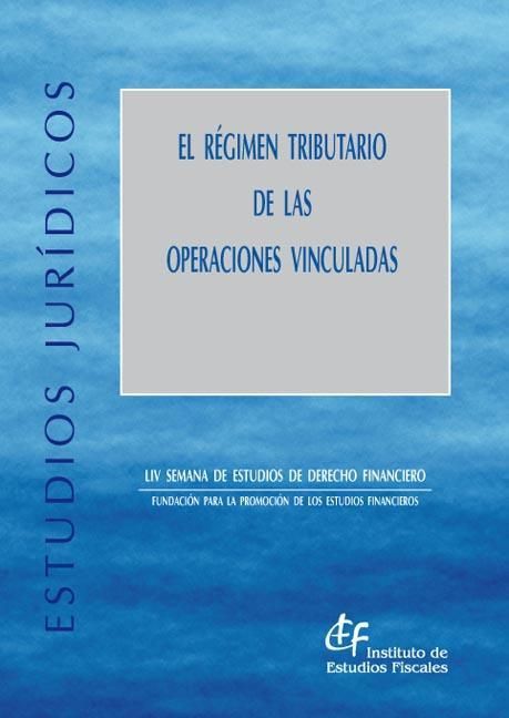El régimen tributario de las operaciones vinculadas, de Varios autores | portada del libro