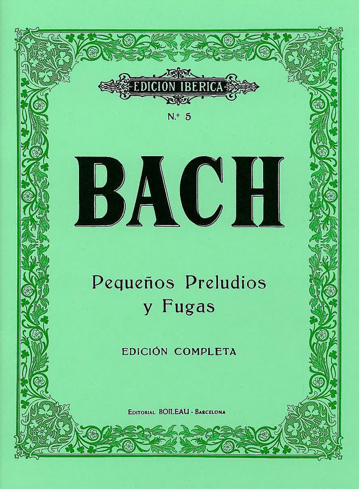 Pequeños Preludios y Fugas, de Bach, Johann Sebastian | portada del libro