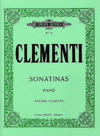 12 Sonatinas para piano, Op.36,37 y 38, de Clementi, Muzio | portada del libro