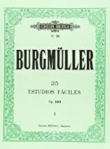 25 Estudios fáciles, op. 100, de Burgmüller, Johann Friedrich Franz | portada del libro