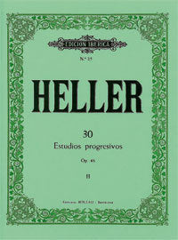 30 Estudios progresivos Op. 46, de Heller, Stephen | portada del libro