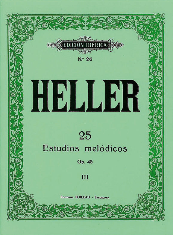 25 Estudios Melódicos, Op. 45, de Heller, Stephen | portada del libro