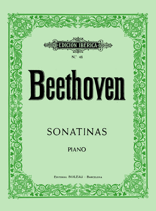 6 Sonatinas, de Beethoven, Ludwig van | portada del libro