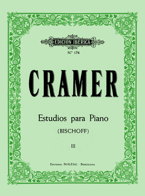 57 Estudios para piano, de Cramer, Johann Baptist | portada del libro