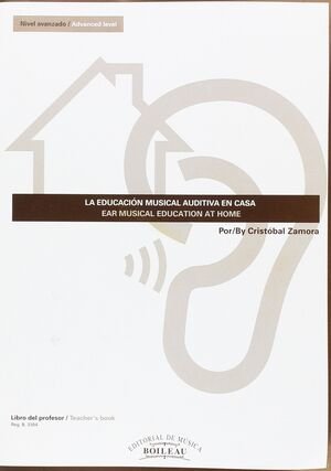 LA EDUCACION MUSICAL AUDITIVA EN CASA, de ZAMORA, CRISTOBAL | portada del libro