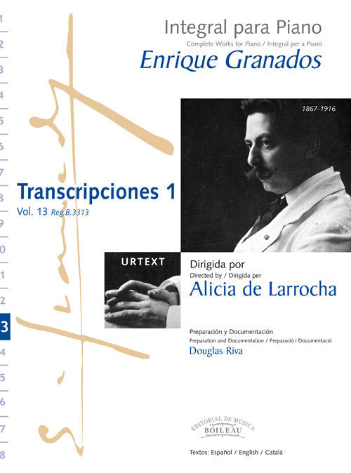 TRANSCRIPCIONES 1, de GRANADOS, ENRIQUE | portada del libro