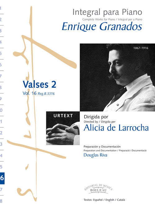 VALSES 2, de GRANADOS, ENRIQUE | portada del libro