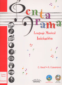 Pentagrama Iniciación Lenguaje Musical, de Amat, Carme | portada del libro