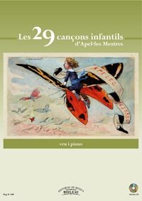 Les 29 cançons infantils. Veu i Piano, de Mestres, Apel.les | portada del libro