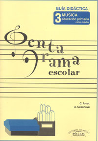 Pentagrama Escolar Guía Didáctica 3, de Amat, Carme | portada del libro
