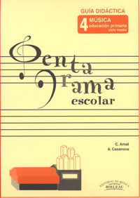 Pentagrama Escolar Guía Didáctica 4, de Amat, Carme | portada del libro
