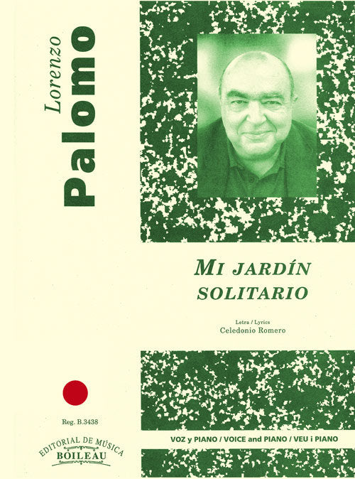MI JARDIN SOLITARIO, de PALOMO, LORENZO | portada del libro