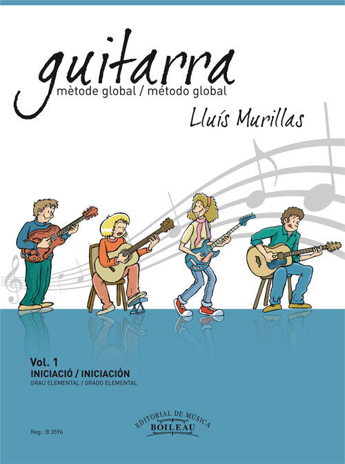 Guitarra. Mètode global. Vol.1, de Murillas Muncunill, Lluís | portada del libro